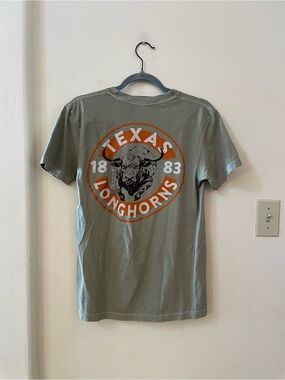 NWOT Comfort Colors Texas Longhorns Graphic Tee Gray Small